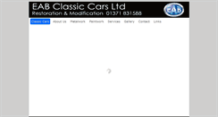 Desktop Screenshot of eabclassiccars.co.uk