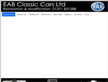 Tablet Screenshot of eabclassiccars.co.uk